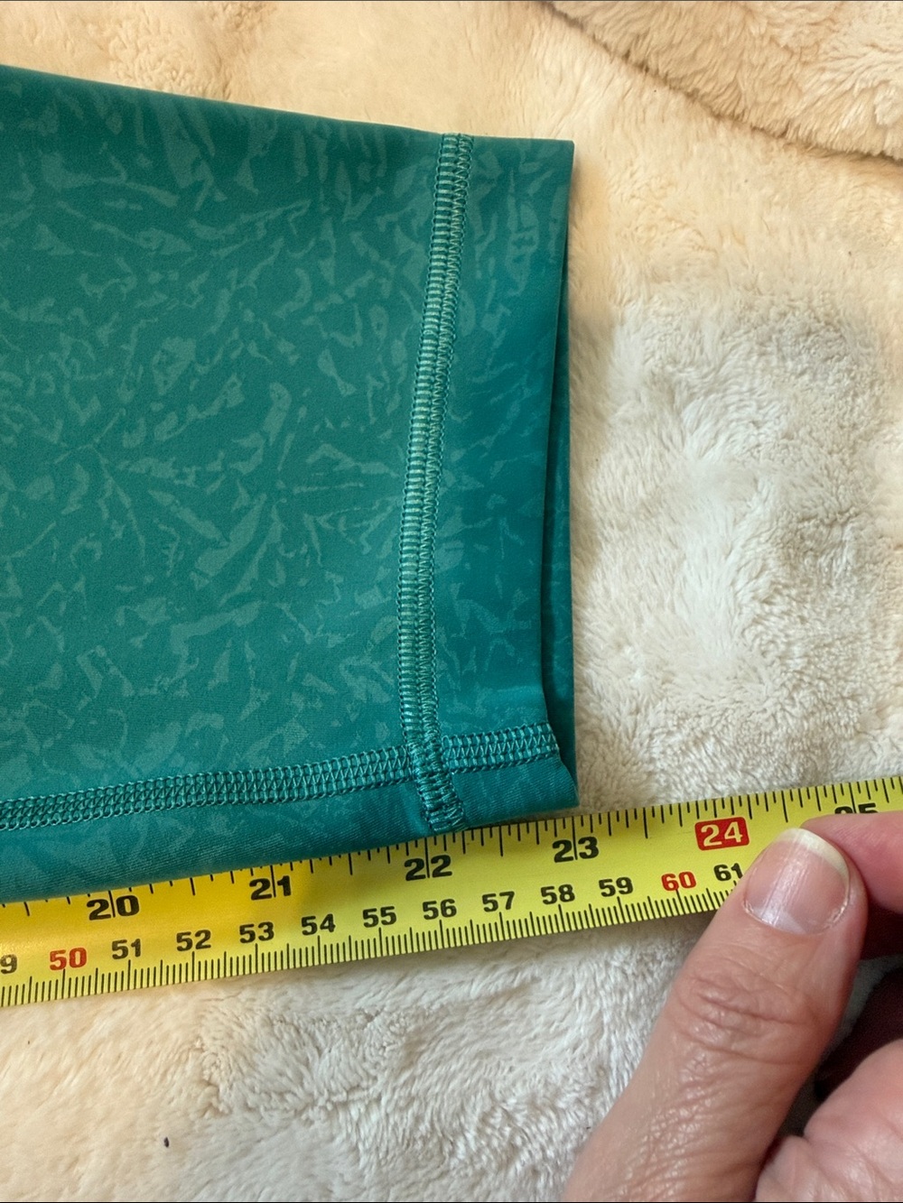 Lululemon Teal High-Waist Leggings 12 -Like New! - Picture 5 of 8